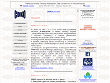 Tablet Screenshot of cdko.edu.pl